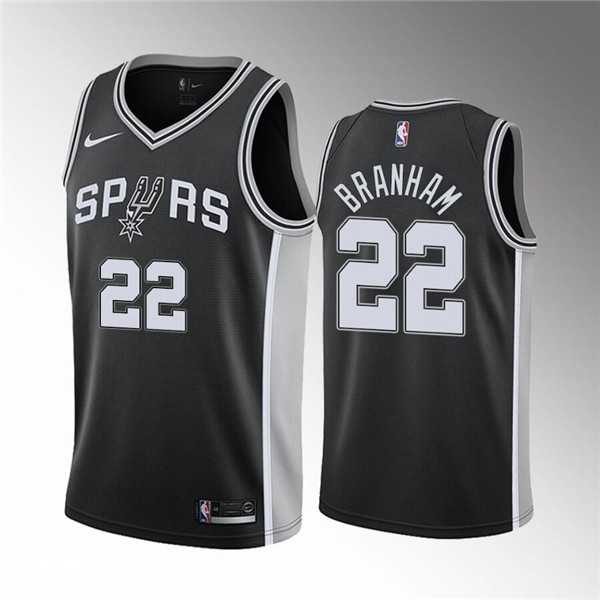 San Antonio Spurs #22 Malaki Branham Black Association Edition Stitched Jersey Dzhi,We sell and wholesale San Antonio Spurs #22 Malaki Branham Black Association Edition Stitched Jersey Dzhi on line form chian!